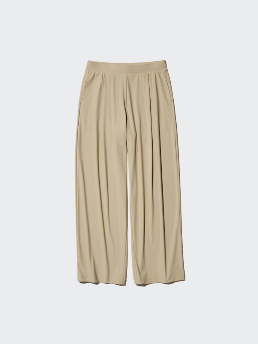 Uniqlo Ultra Stretch AIRism Straight Wide Pants
